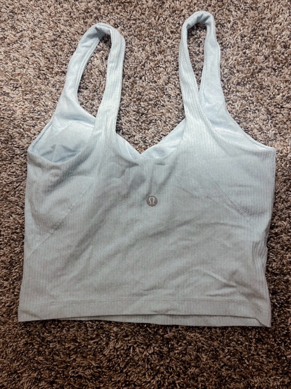 Lululemon light blue align top size 2